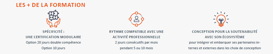 Les + de la formation